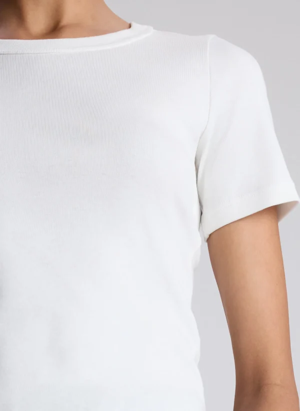 Women A.L.C. Tops | Tees & Tanks>Paloma Cotton Rib Baby Tee