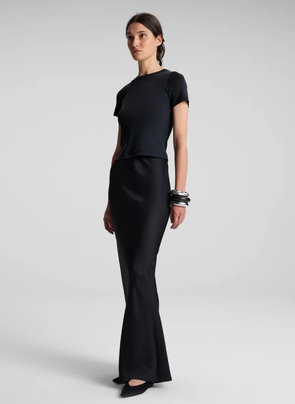 Women A.L.C. Tops | Tees & Tanks>Paloma Cotton Rib Baby Tee