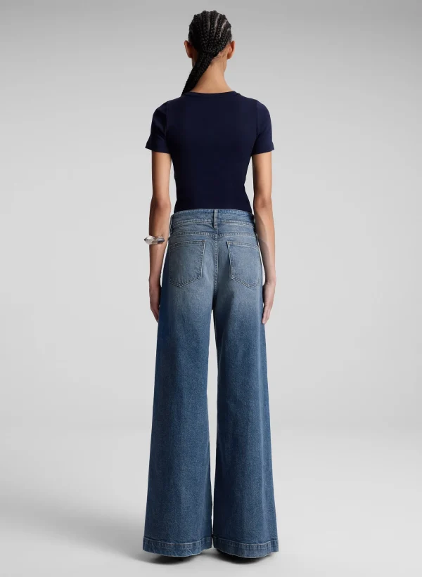 Women A.L.C. Tops | Tees & Tanks>Paloma Cotton Rib Baby Tee