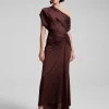 Women A.L.C. Dresses>Penny Embellished Satin Maxi Dress