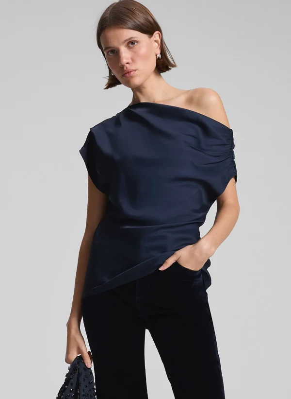 Women A.L.C. Tops>Poppy Satin Top