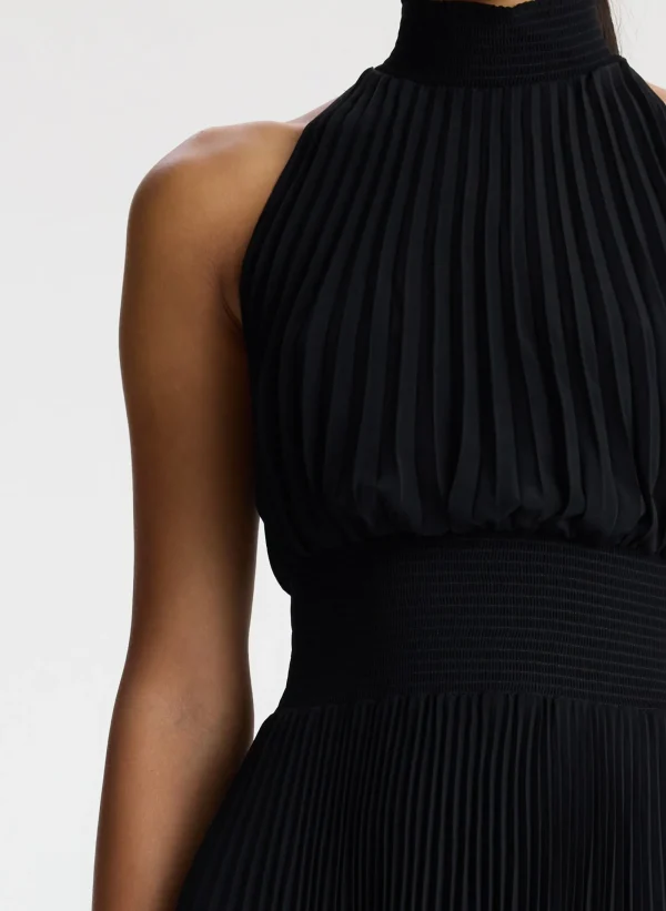 Women A.L.C. Dresses>Renzo Matte Pleated Dress