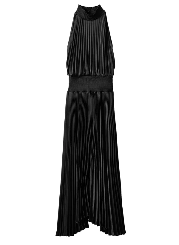 Women A.L.C. Dresses>Renzo Matte Pleated Dress