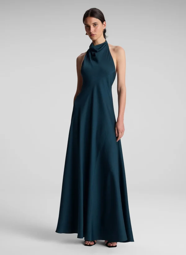 Women A.L.C. Dresses>Sara Halter Maxi Dress