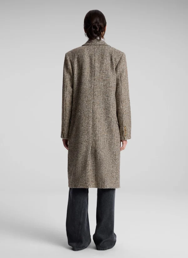 Women A.L.C. Jackets & Coats>Tanner Oversized Tweed Houndstooth Coat