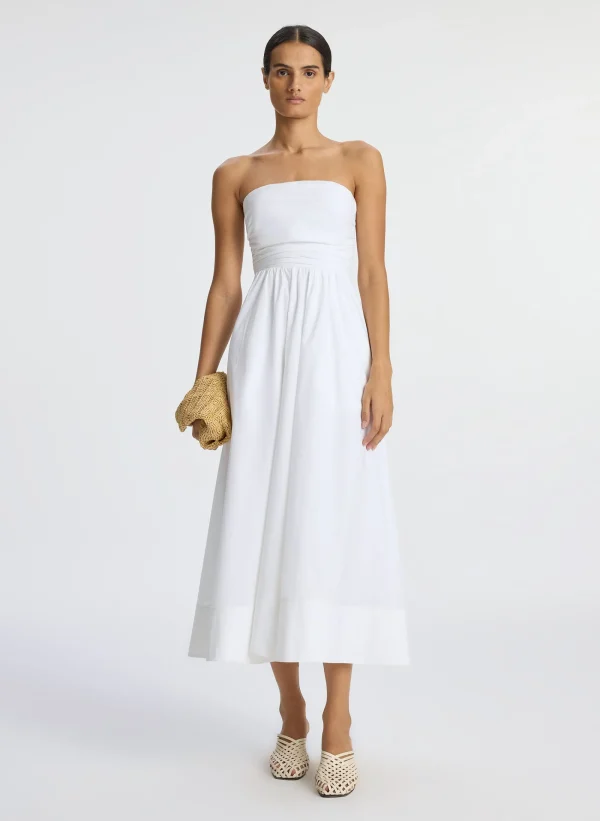 Women A.L.C. Dresses>Tate Strapless Midi Dress