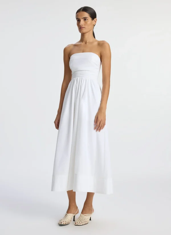 Women A.L.C. Dresses>Tate Strapless Midi Dress