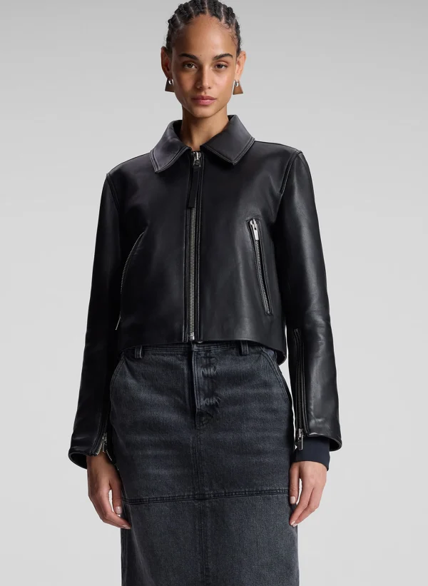 Women A.L.C. Jackets & Coats>Tatum Leather Jacket
