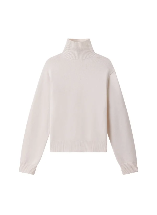 Women A.L.C. Tops | Sweaters>Teddy Cashmere Turtleneck Sweater
