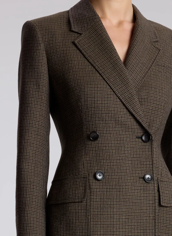 Women A.L.C. Jackets & Coats>Tess Mini Houndstooth Jacket