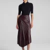 Women A.L.C. Bottoms | Skirts>Tracy Textured Vegan Leather Skirt