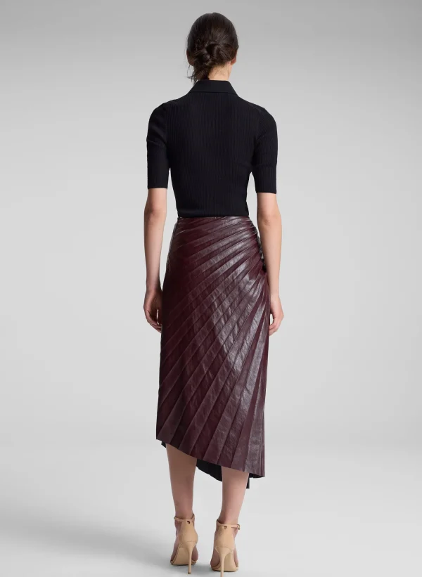 Women A.L.C. Bottoms | Skirts>Tracy Textured Vegan Leather Skirt