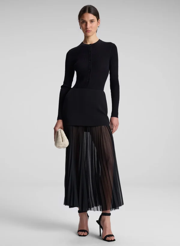 Women A.L.C. Bottoms | Skirts>Willa Pleated Maxi Skirt