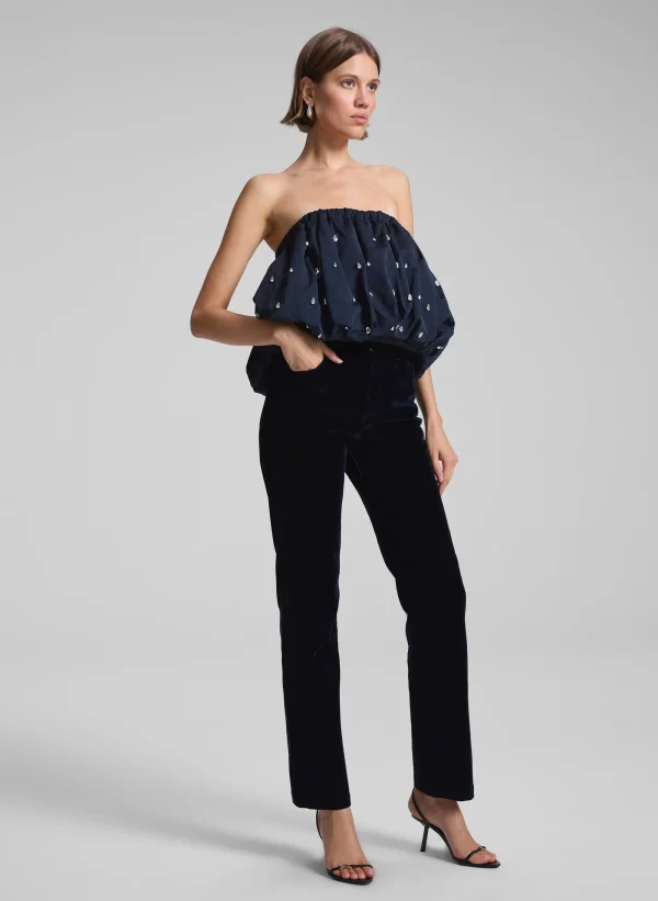 Women A.L.C. Bottoms>Willie Velvet Pant