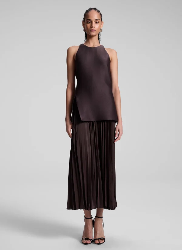 Women A.L.C. Dresses>Willow Pleated Midi Dress