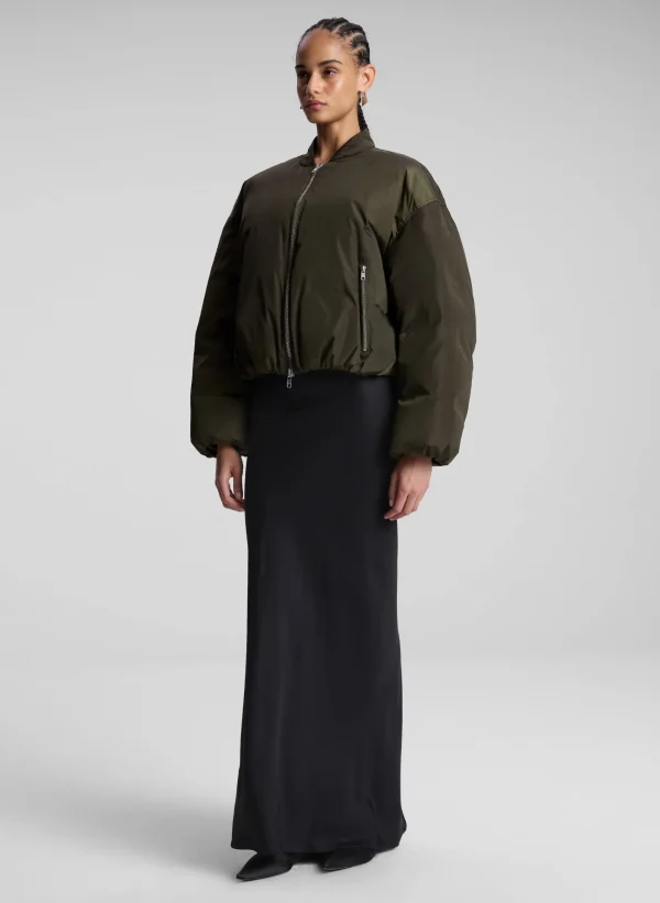 Women A.L.C. Jackets & Coats>Zane Nylon Bomber Jacket